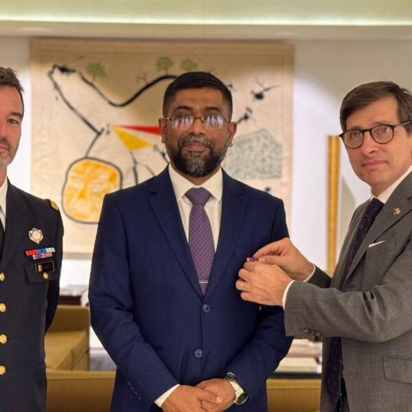 French Ambassador awards ‘National Defense Medal – Gold Level’…