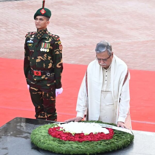 President pays tribute to the martyred intellectuals at the…