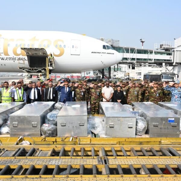 Bodies of Bangladesh Army peacekeepers martyred in terrorist drone…