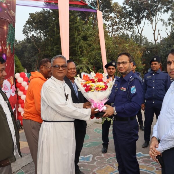 Gazipur Police Superintendent visited various churches on the occasion&hellip;