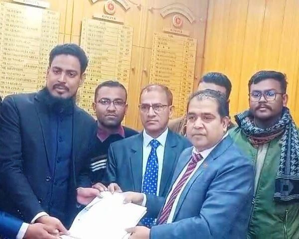 NCP candidate Akhtar Hossain files nomination papers for Rangpur-04…