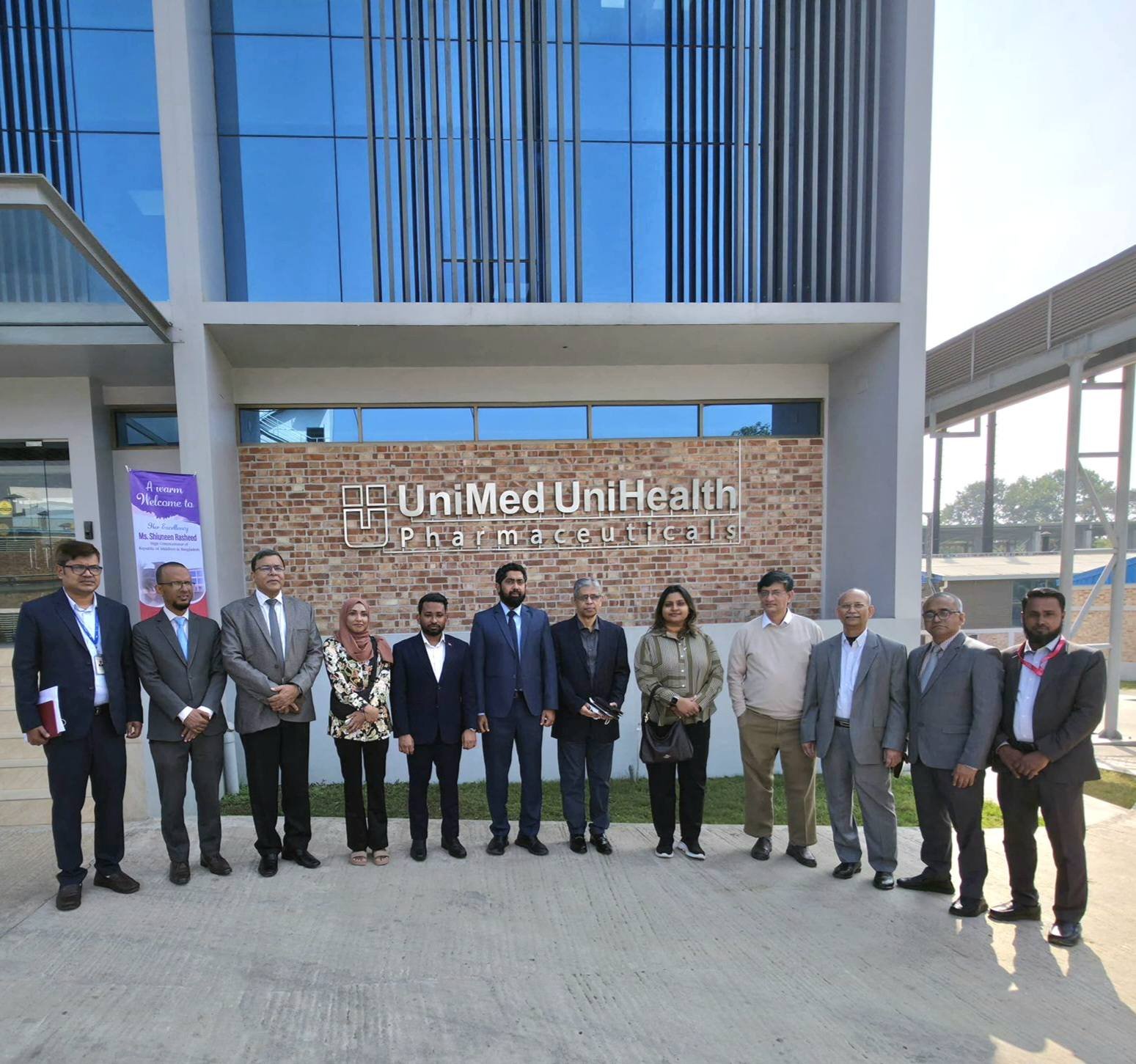 Maldives High Commissioner visits UniMed UniHealth factory in Gazipur