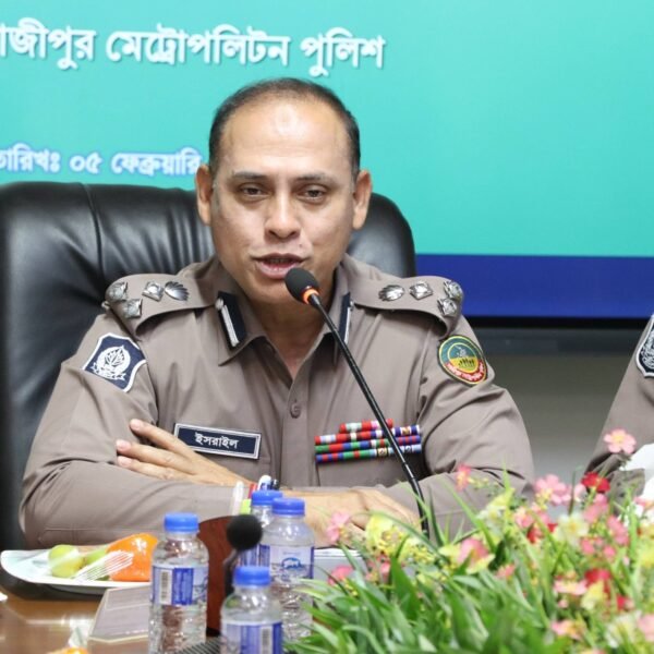 GMP Commissioner Israel Howlader calls on everyone to work…