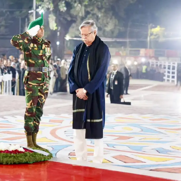 President pays tribute to language martyrs