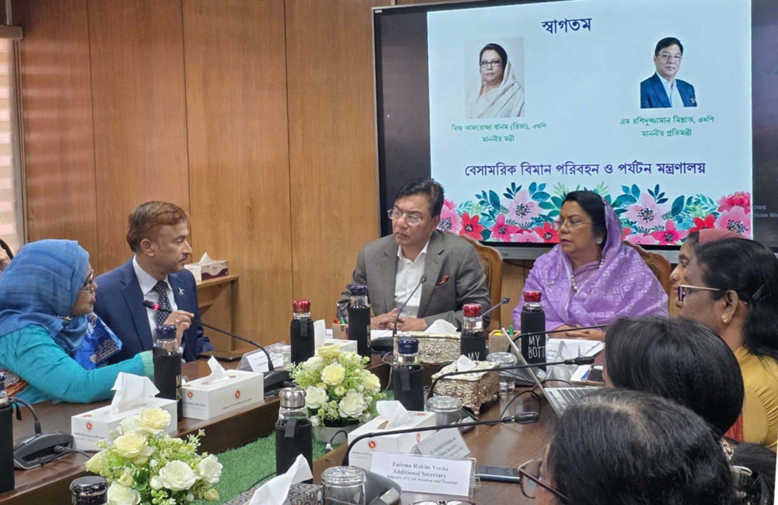 New Aviation Minister and State Minister assume charge