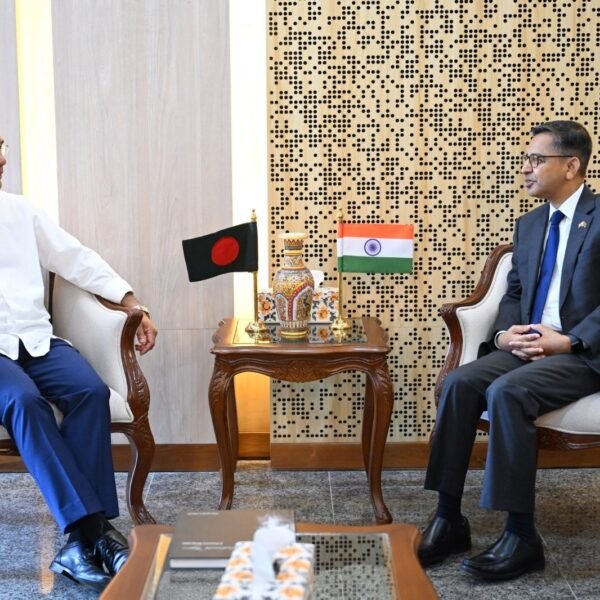 Indian High Commissioner pays courtesy call on Prime Minister Tarique Rahman