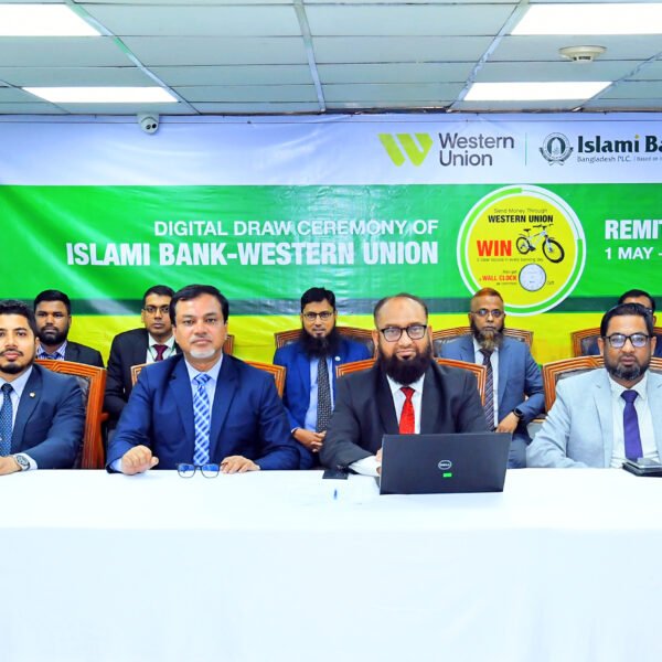 2 Islami Bank remittance customers receive gear bicycles