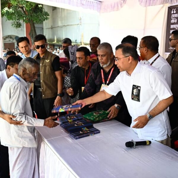 Prime Minister Tarique Rahman Distributes Clothing Among the Underprivileged&hellip;