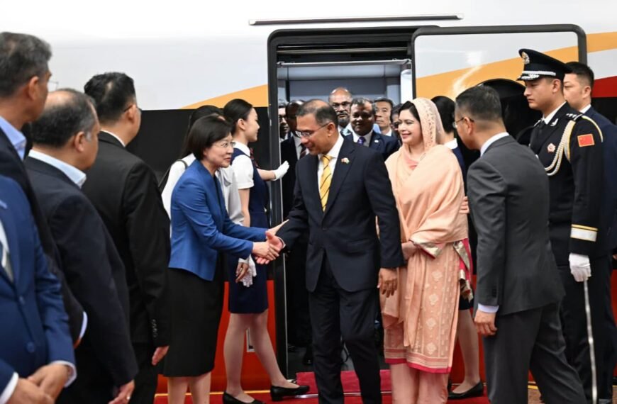 Prime Minister Tarique Rahman arrives…