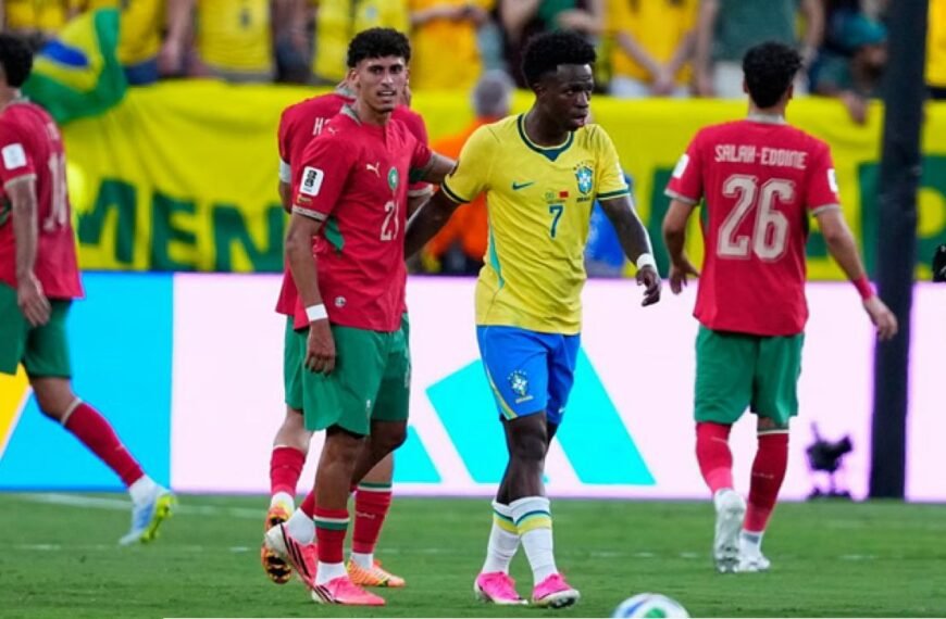 Brazil draws with Morocco in…